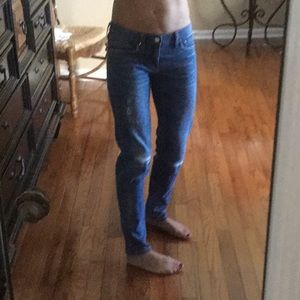 White House Black Market Distressed Jeans